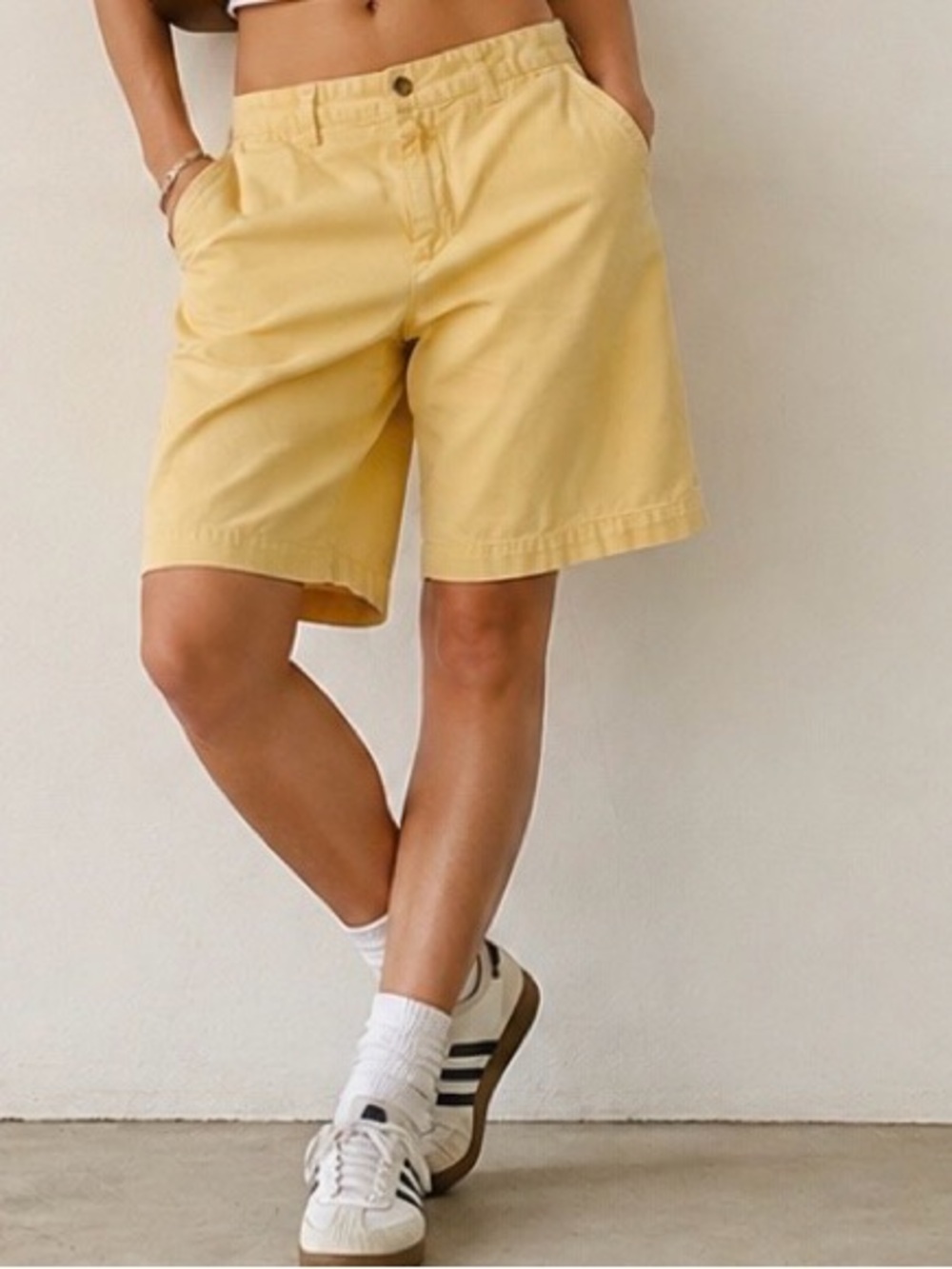 Polo Ralph Lauren Yellow Chino Shorts Women’s Size 14 Classic Preppy Summer